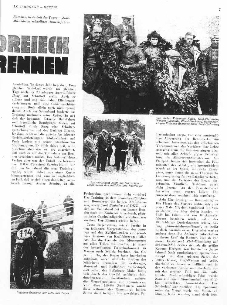 Schleizer Dreieck 1932